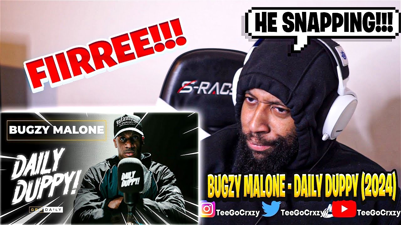 UK WHAT UP🇬🇧!!! IT'S TOO EASY!!! Bugzy Malone - Daily Duppy | GRM Daily (REACTION)