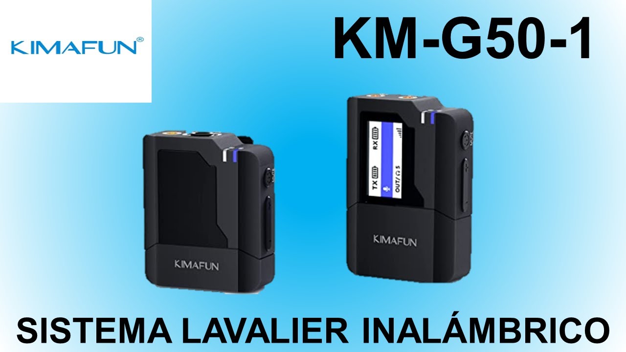 KIMAFUN KM-G50-1 Micrófono Inalámbrico (Unboxing y review)