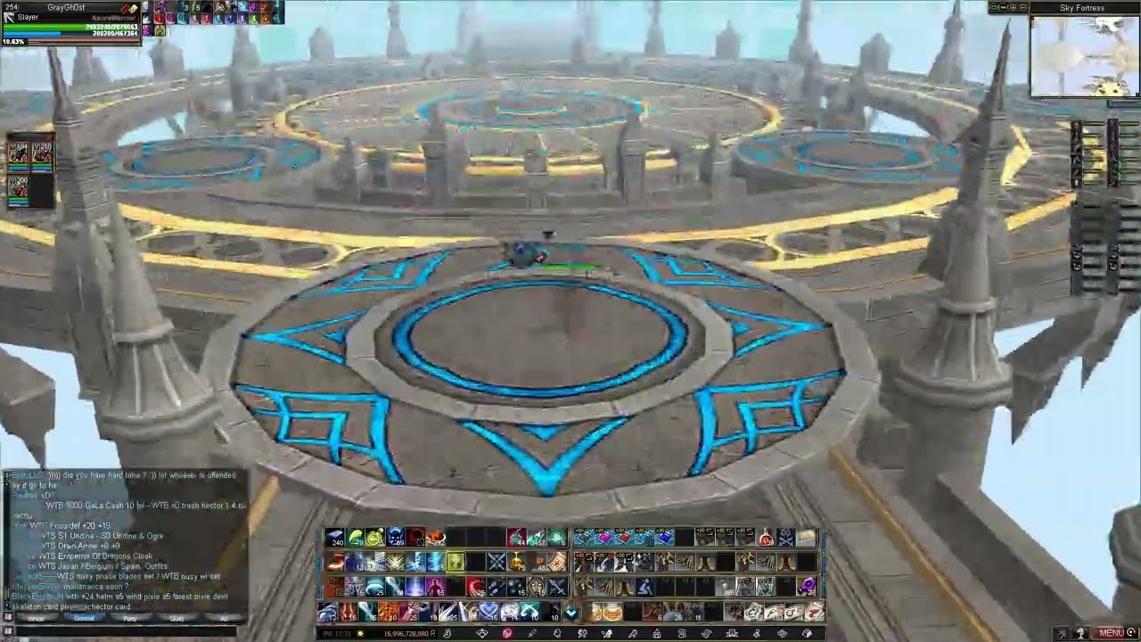 Rappelz Slayer Sky Fortress PvP Fighting 2 DE's from TheOriginals (1vs2)