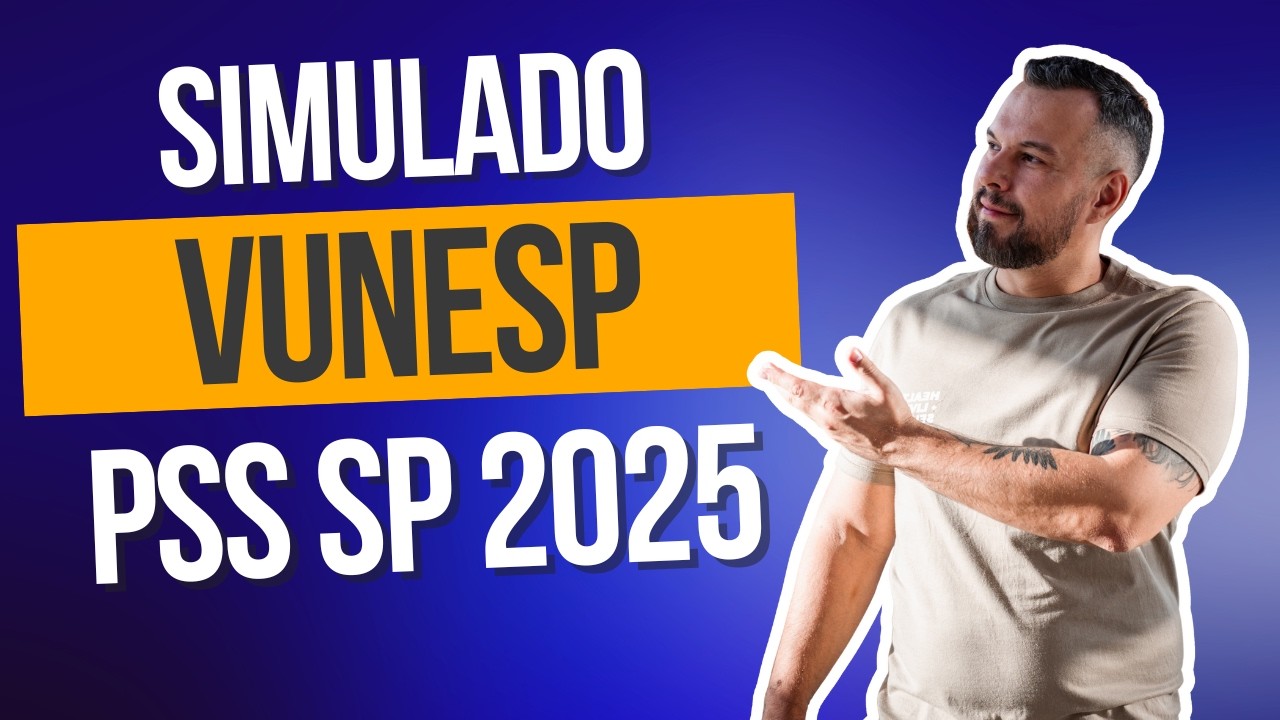 Simulado PSS SP 2025 – 10 Questões Comentadas VUNESP  Pedagogia Fundamental