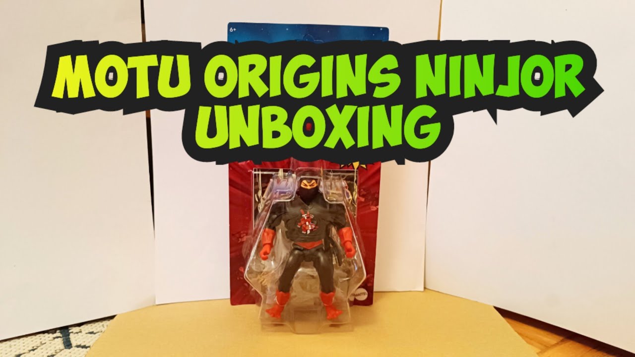 MOTU Origins Ninjor Unboxing