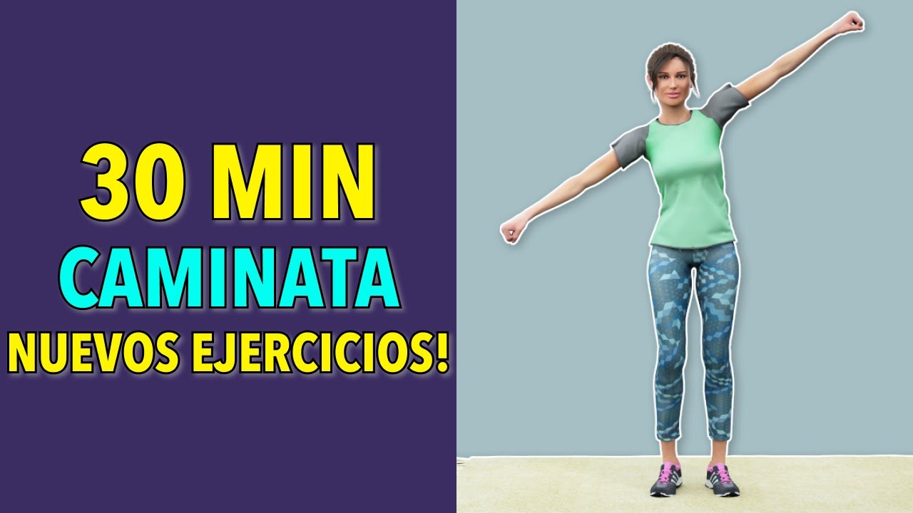 30 Minutos de Ejercicios de Caminata en Casa Para Pérdida de Peso (Nuevos Ejercicios)