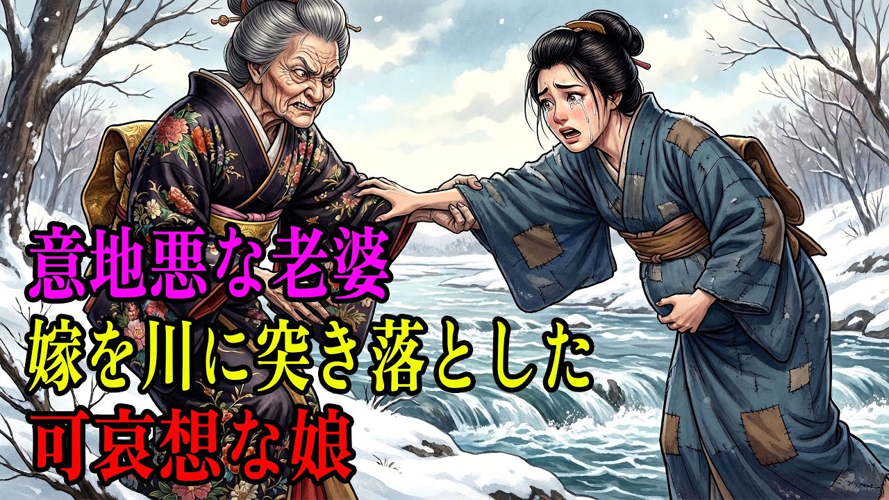 鬼姑が妊娠中の嫁を川へ突き落とした…十年後、娘が子を連れて帰還し、夫家一族を震え上がらせた | 民話 | 野談 | 時代劇 | 昔話 | 説話 | オーディオブック | 伝説