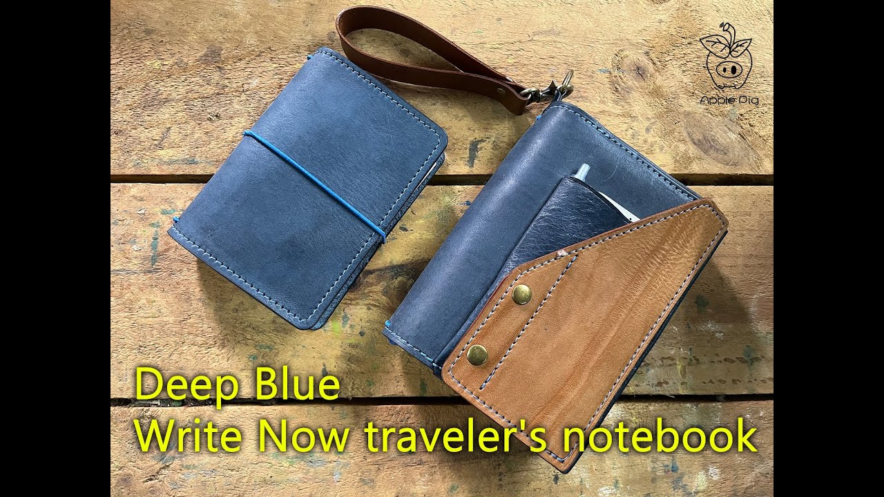 Deep Blue Leather/ Write now Traveler's Notebook