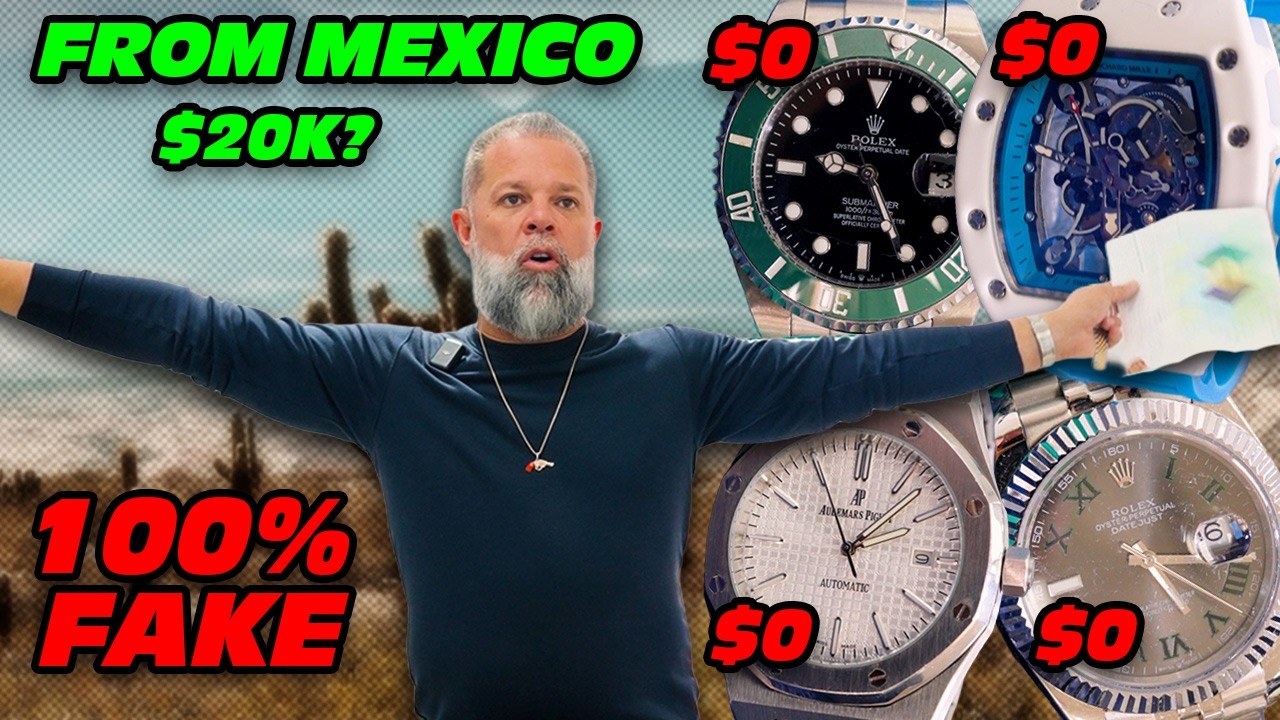 Rolex, AP, Richard Mille from Mexico... EVERY SINGLE ONE FAKE
