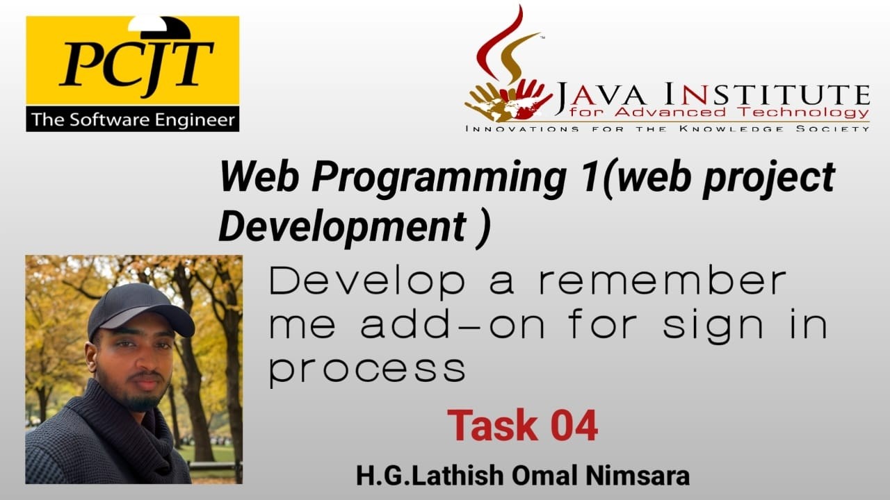 Develop a remember me add-on for sign in process