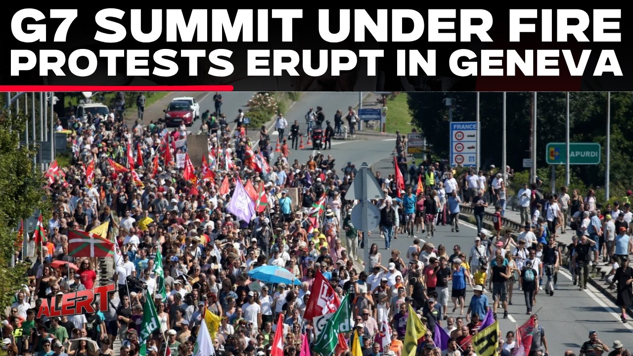 LIVE | Geneva Sees Anti-G7 Demonstrations as Activists Rally Before Summit | G7 Summit LIVE Updates