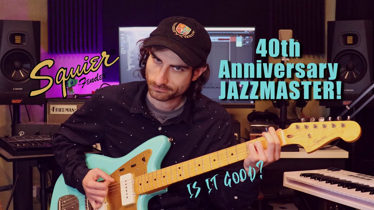 Squier Jazzmaster 40th Anniversary Vintage Edition! Review and Demo
