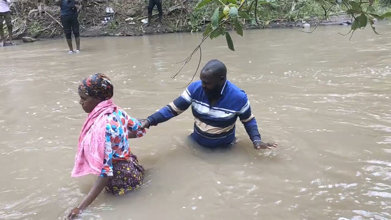 Pastor Ng'ang'a Conducting Baptism