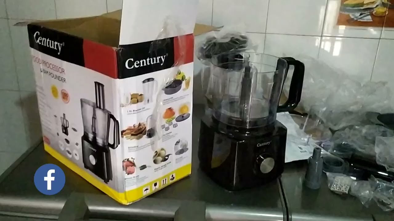 UNBOXING OUR CENTURY FOOD PROCESSOR YAM POUNDER