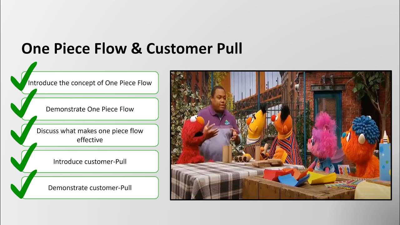 Elmo's Factory - One Piece Flow & Customer Pull