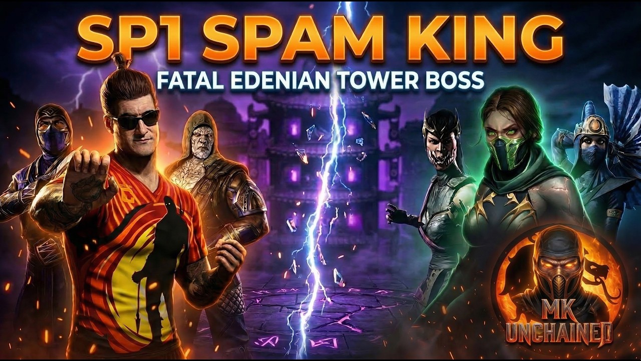This Johnny Cage SP1 Spam Is Broken! MK Mobile