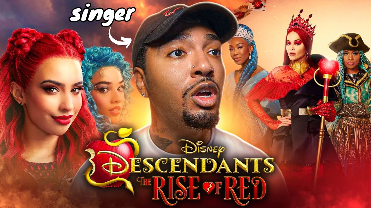 SINGER Watches Disney's *DESCENDANTS 4: RISE OF RED* For The FIRST Time!