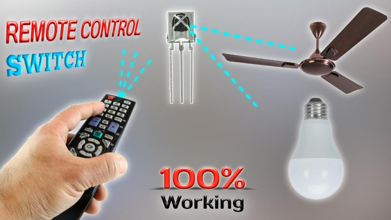 Remote Control Switch | how to make remote control switch board | Remote Control On Off Switch