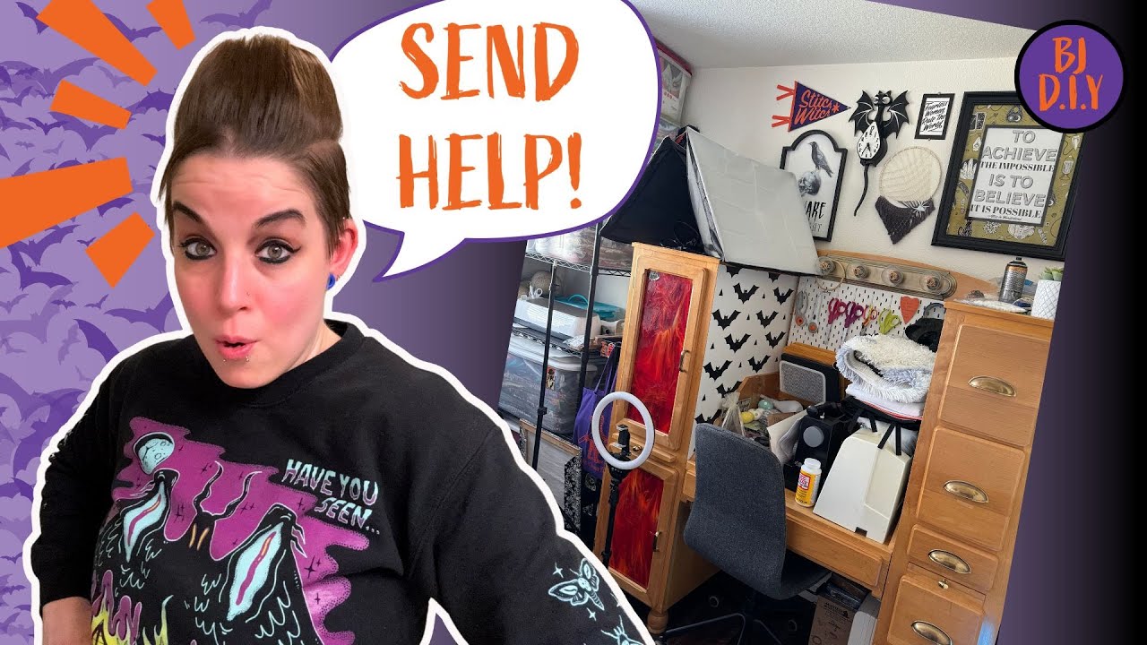 I organized my small art studio! | Small art studio transformation