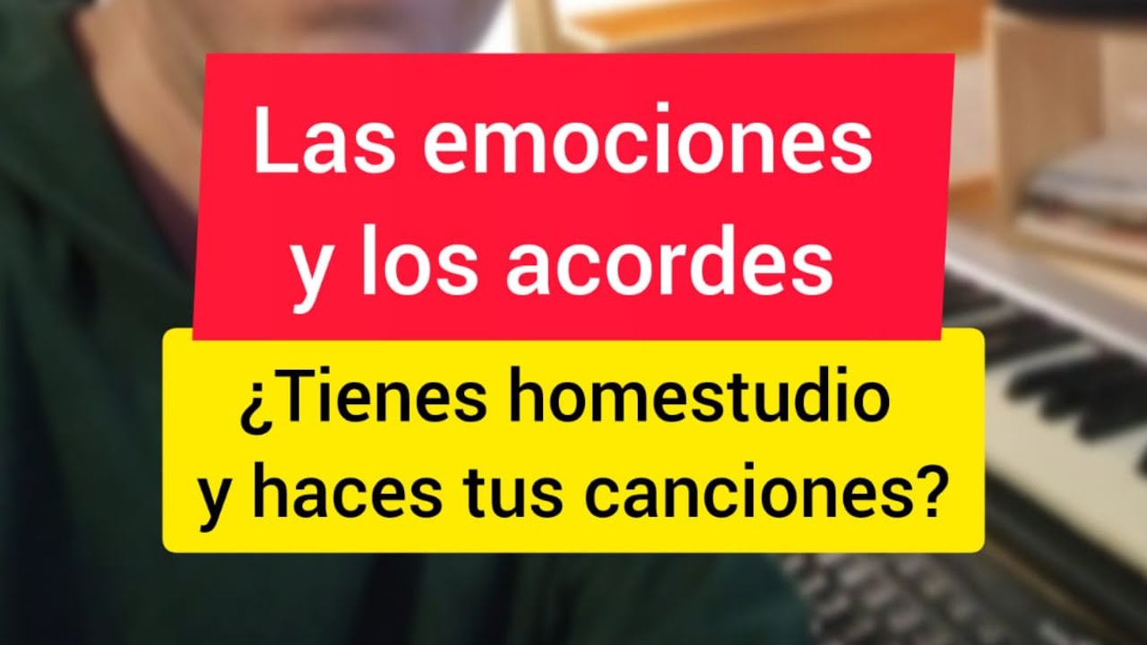 Emociones y acordes musicales para componer