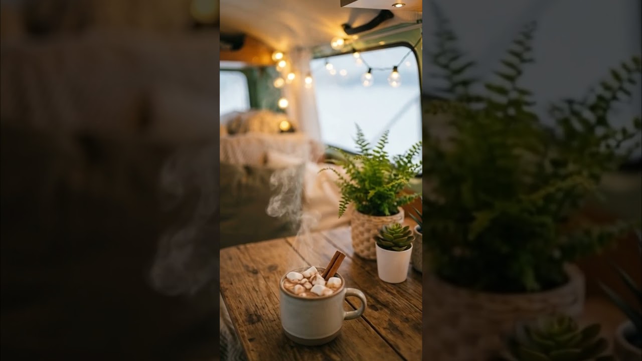 My first solo van life ❄️