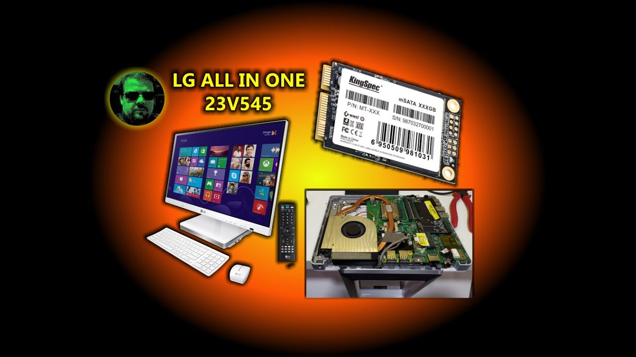 Instalando HD MSATA no LG ALL IN ONE 23V545