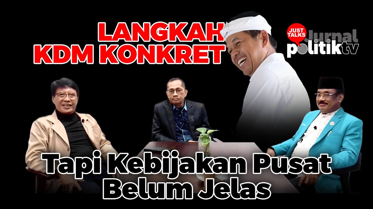 LANGKAH KDM KONKRET : Tapi Kebijakan Pusat Belum Jelas
