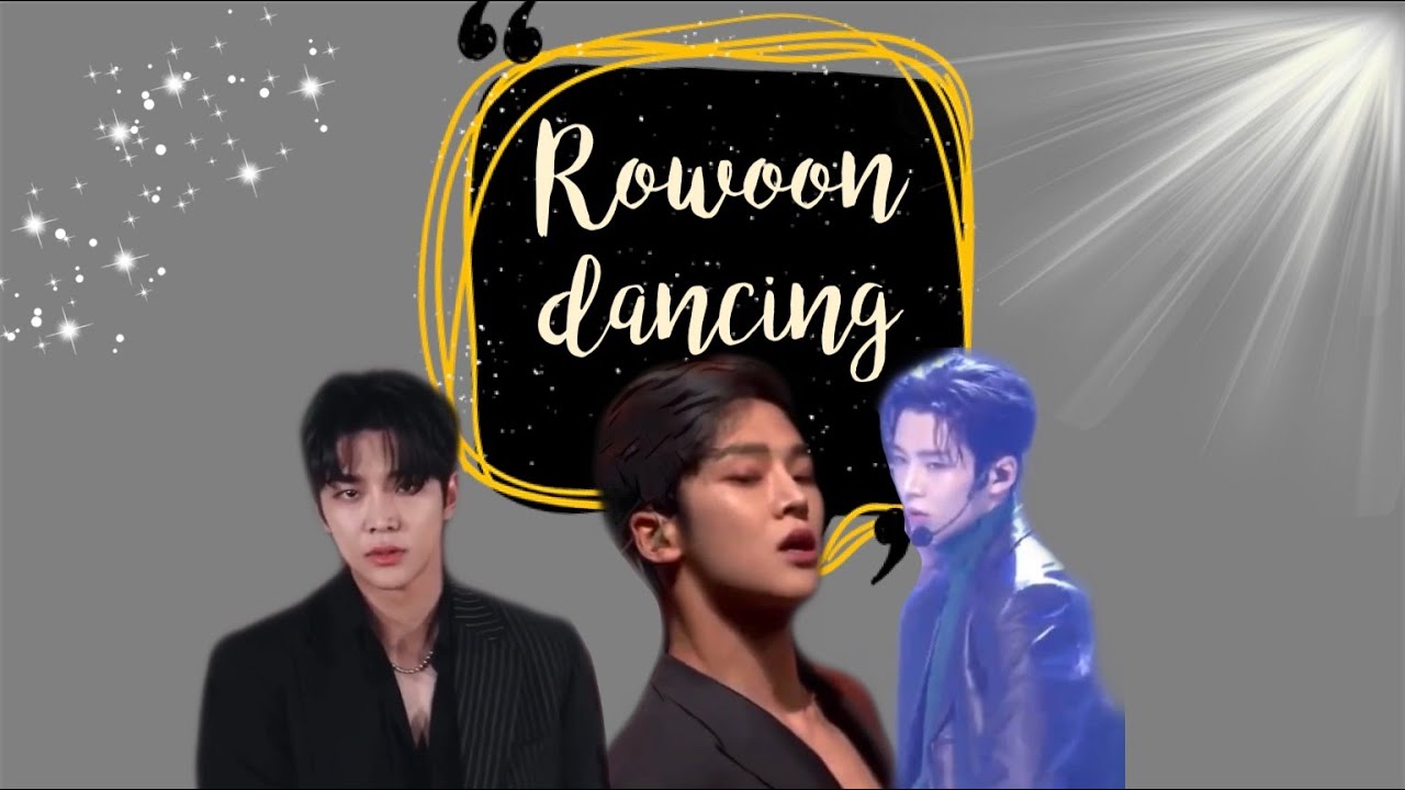 SF9 Rowoon 로운 dancing (sexy) compilation, warning lots of body rolls, hip thrusts, and head throws 🤭