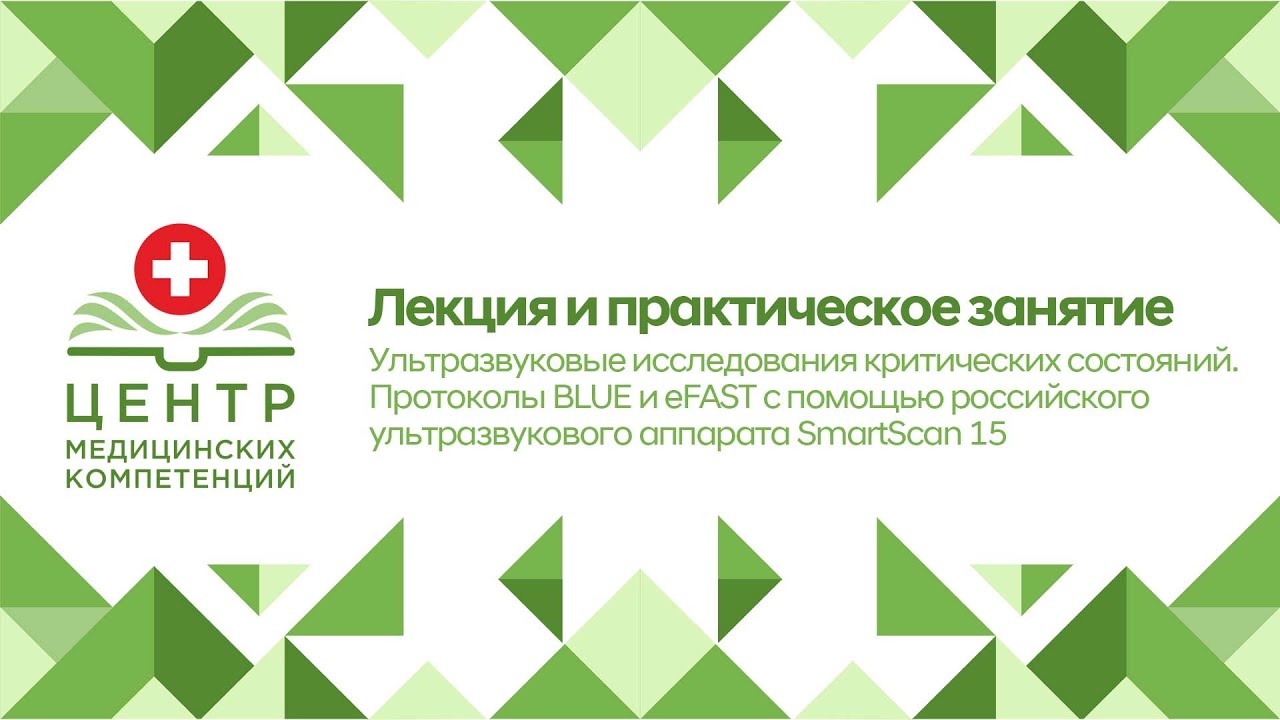 Протоколы BLUE и eFAST с помощью российского ультразвукового аппарата SmartScan 15