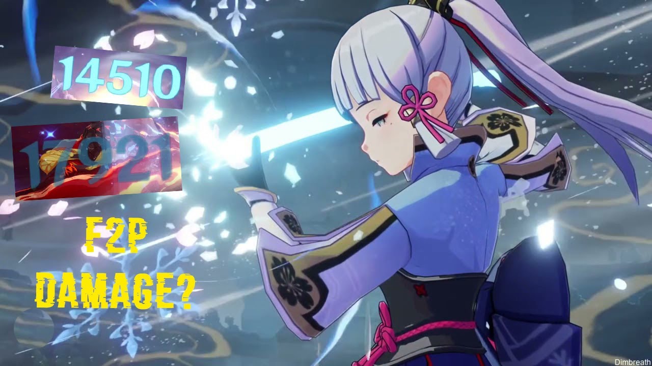 How much dmg can a f2p C0 Ayaka do with minimal investment? | GENSHIN IMPACT Showcase |