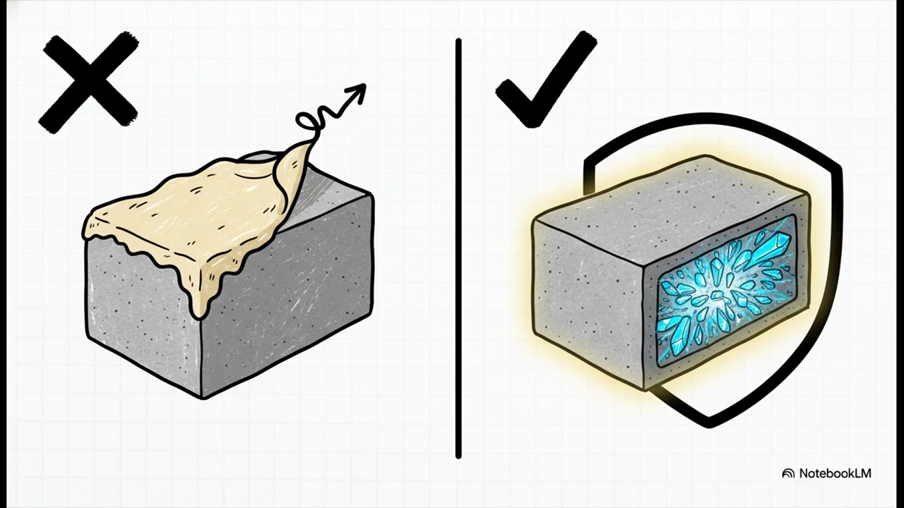 La cura del hormigón | Nanocristalización catalizada desde el interior