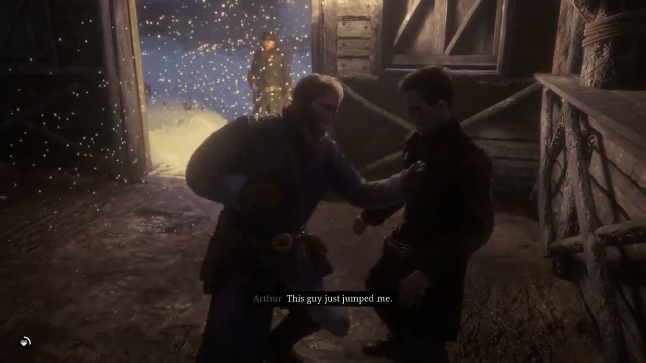 If You Spare The O’Driscoll In The Prologue He Will Be At Colm’s Camp Later - Red Dead Redemption 2