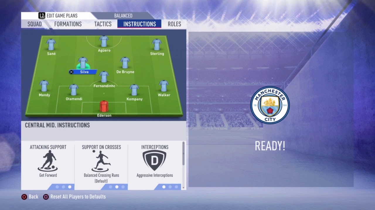 FIFA 19 Manchester City review - Best formation, Best tactics and instructions