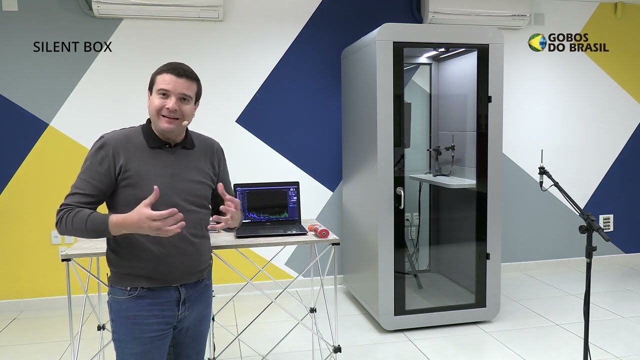 Cabine Silent Call 2 - Teste de Isolamento Acústico