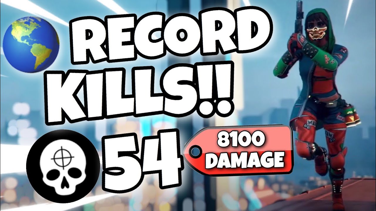 54 KILL (8100 DAMAGE) *SOLO SQUAD* WORLD RECORD! | HYPER SCAPE
