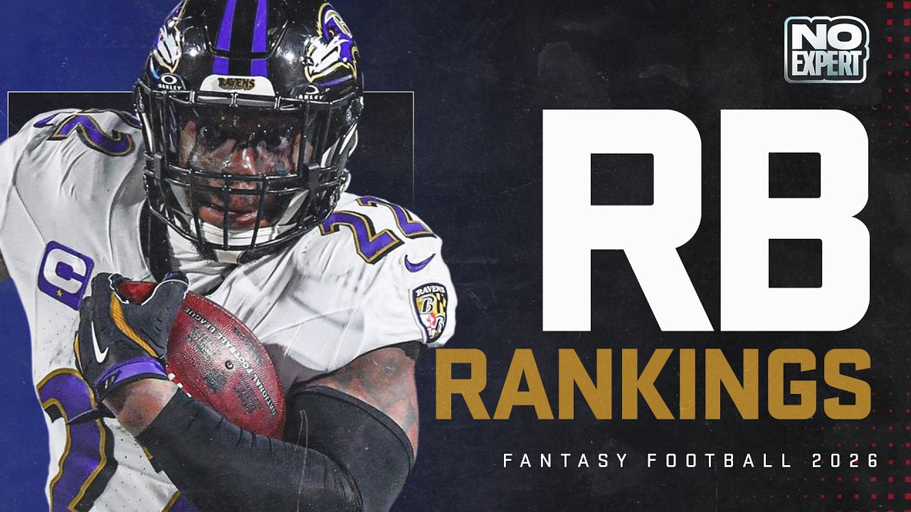 The ONLY RB Draft Rankings You Need for Fantasy Football 2026