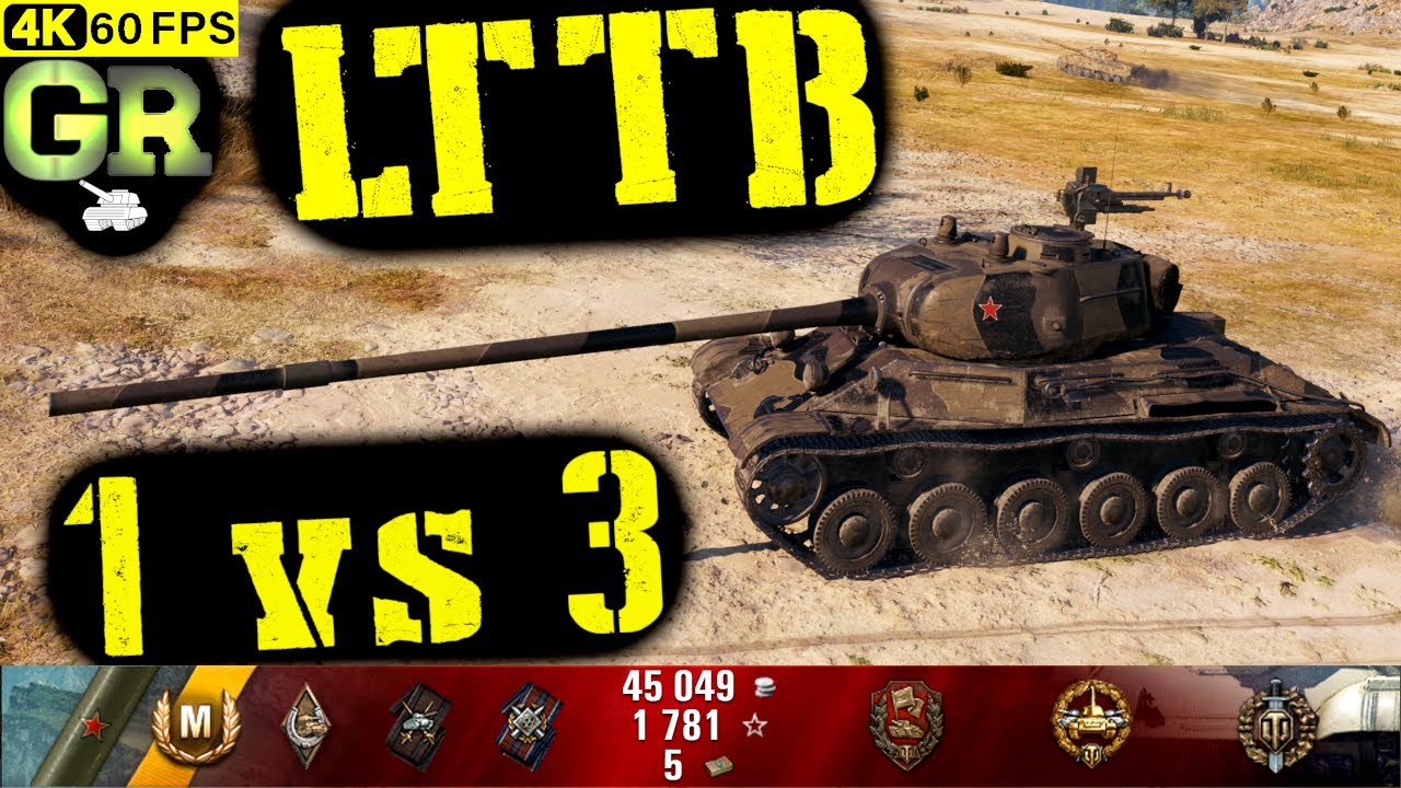 World of Tanks LTTB Replay - 6 Kills 3.1K DMG(Patch 1.4.1)