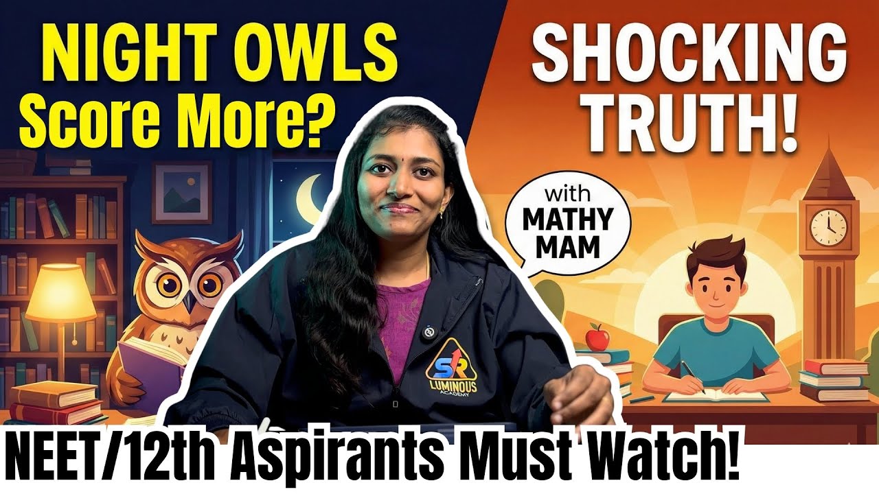 Night Owls Clear NEET More Than Early Birds? Shocking Truth! | Let's Hear the Truth from Mathy Mam