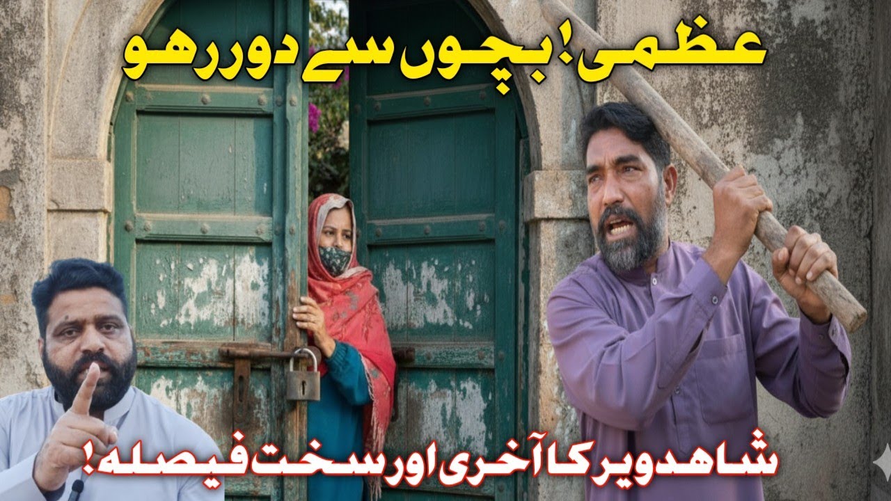 شاہد ویر کا کھلا اعلان! عظمی اب میرے بچوں سے دور رہو، اس گھر میں تمہارے لیے کوئی جگہ نہیں 🚫🔥