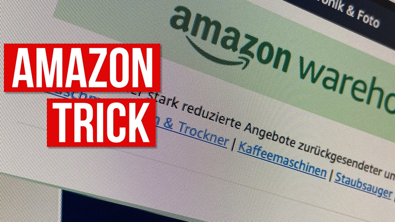Amazon Warehouse: Mit diesem Trick kannst Du richtig viel Geld bei Amazon sparen