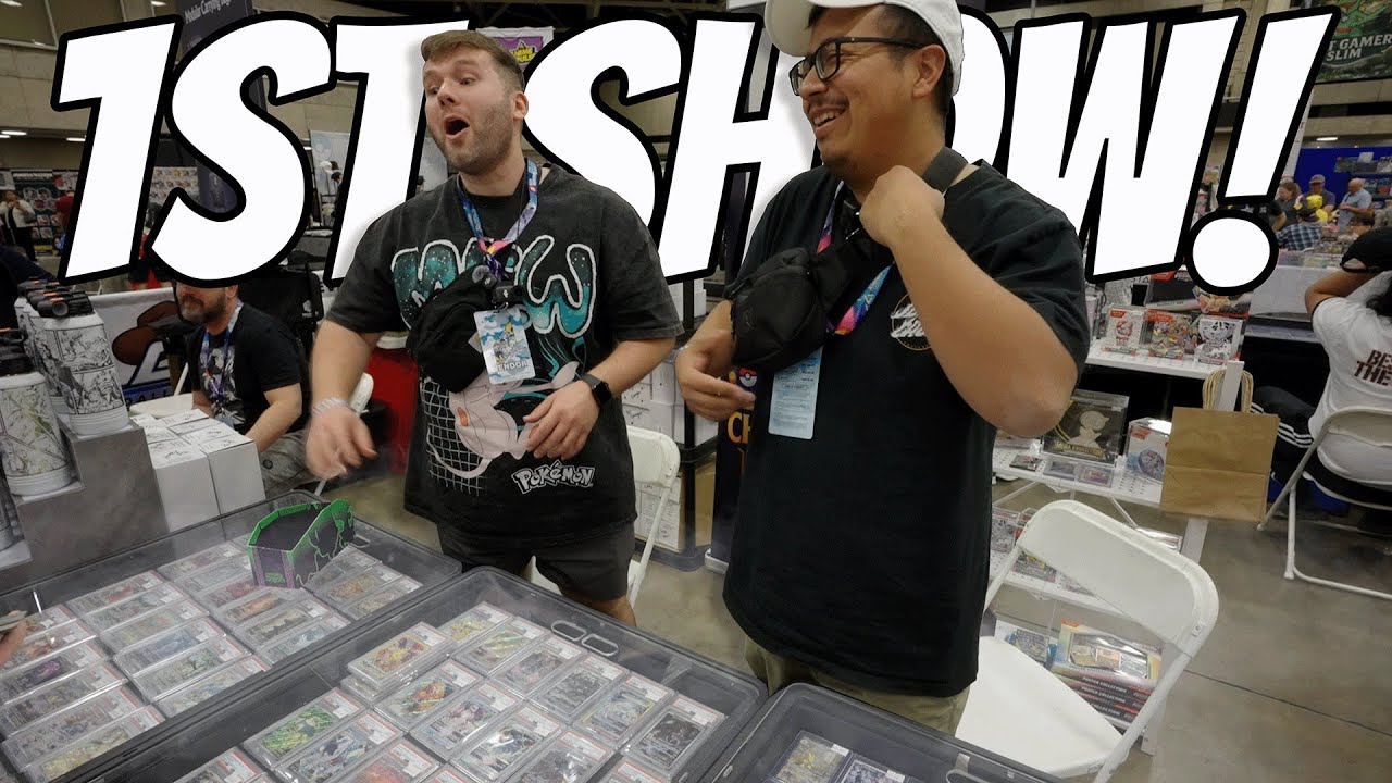 Insane First Pokemon Card Show I Vendor POV