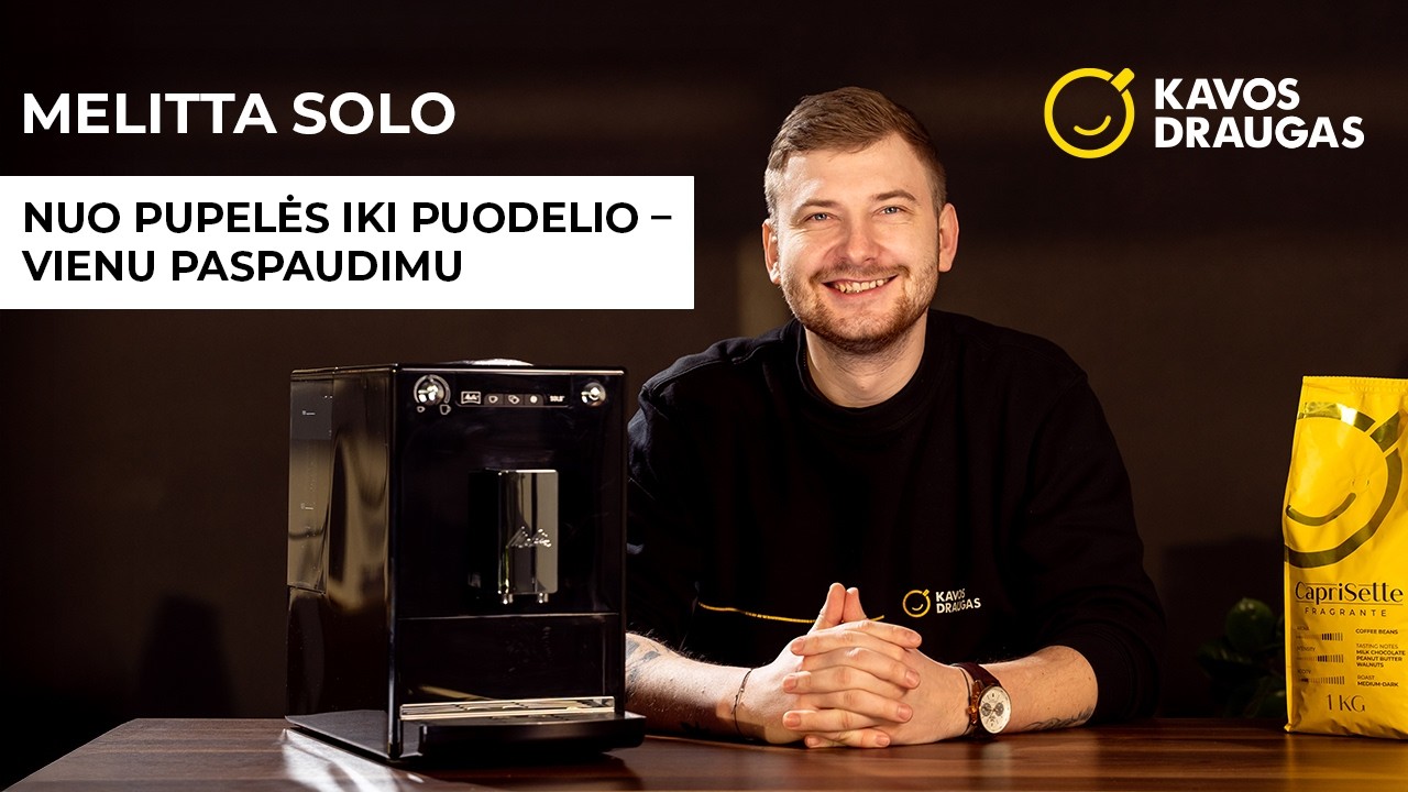 Melitta Solo | Bene kompaktiškiausio kavos aparato apžvalga