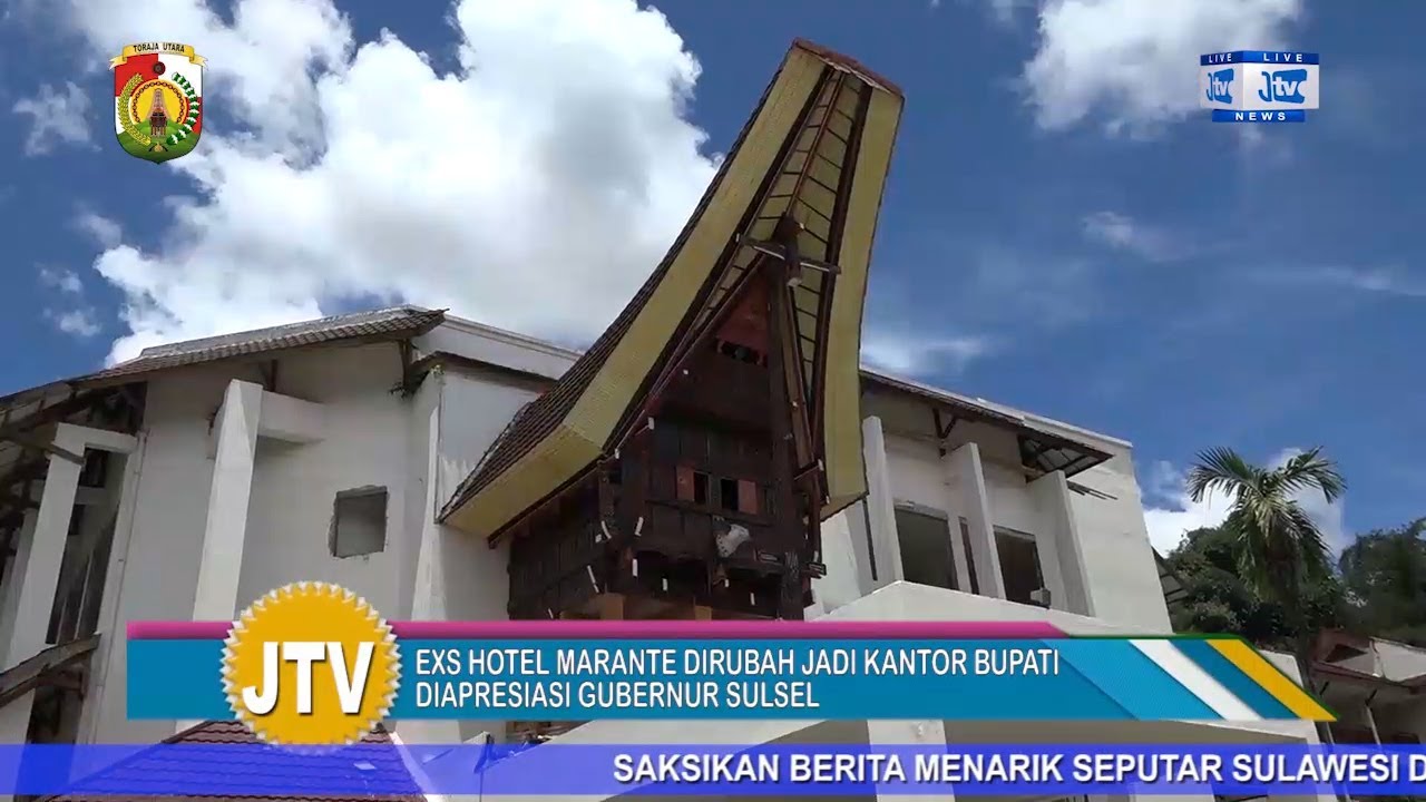GUBERNUR SULSEL APRESIASI LANGKAH KALATIKU, SULAB EKS HOTEL MARANTE JADI KANTOR BUPATI