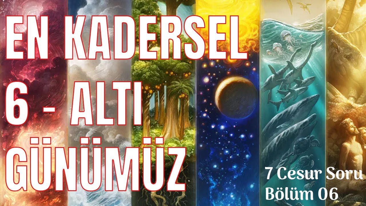 Yaratılış Sürecinin 6 Günü Bize Neler Anlatıyor? - 7 Cesur Soru Bölüm 06 - #ibranice #kabala