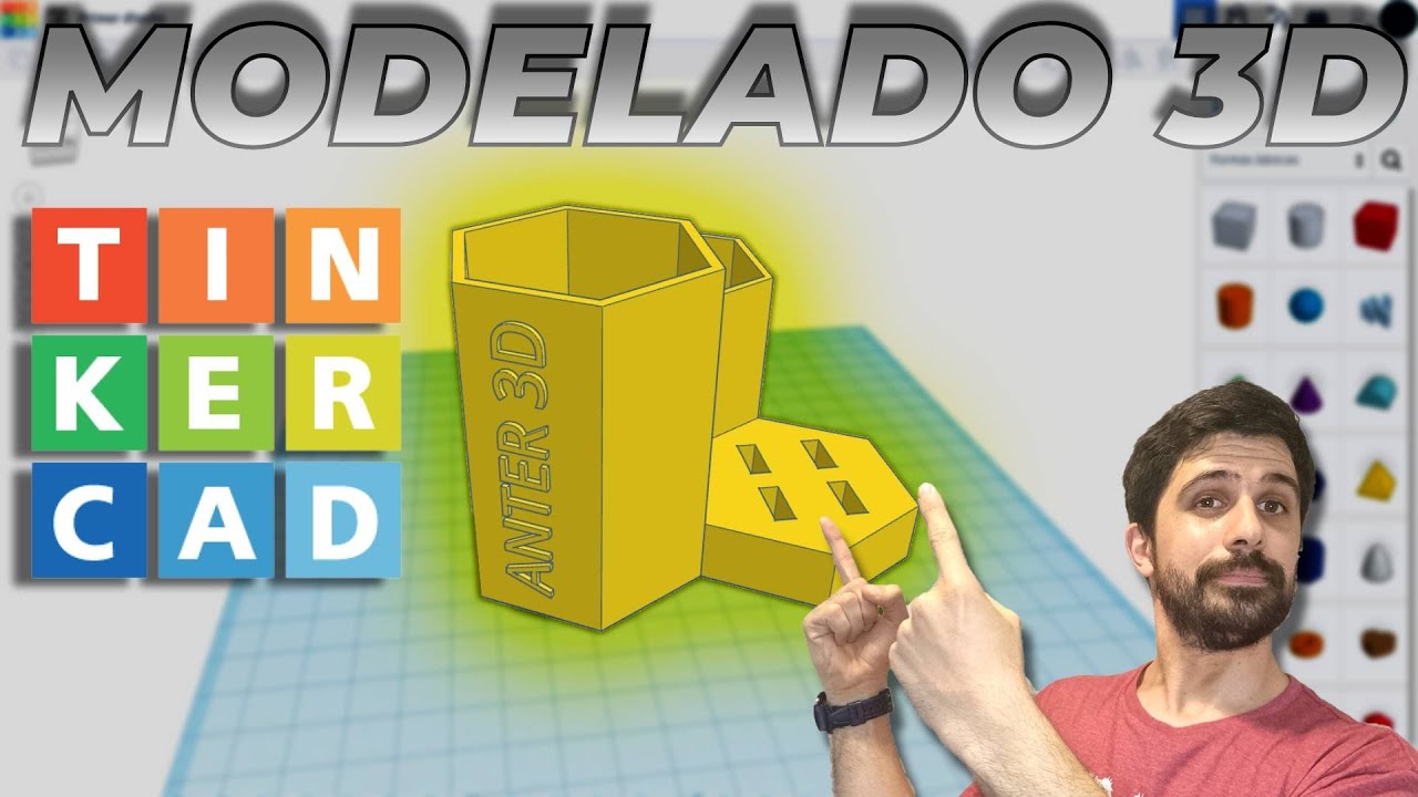 ✅ Como Usar TINKERKAD | Tutorial Diseño y Modelado en 3d (Fácil y Rápido)