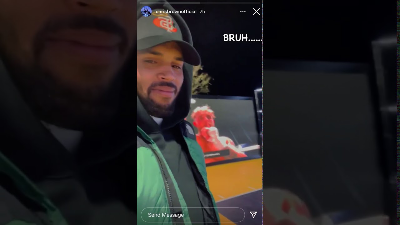 Chris Brown Reacts To Nate Robinson Getting Knocked Out By Jake Paul