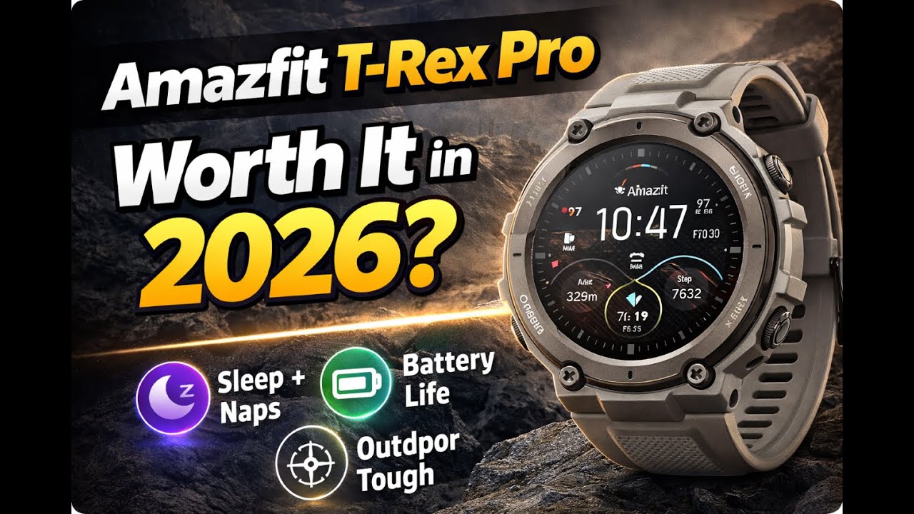 Обзор Amazfit T-Rex Pro: стоит ли покупать в 2026 году?