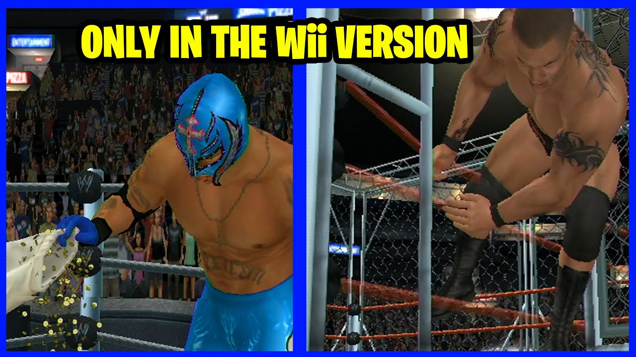 9 функций, доступных только в версии WWE Smackdown vs RAW 2009 для Wii