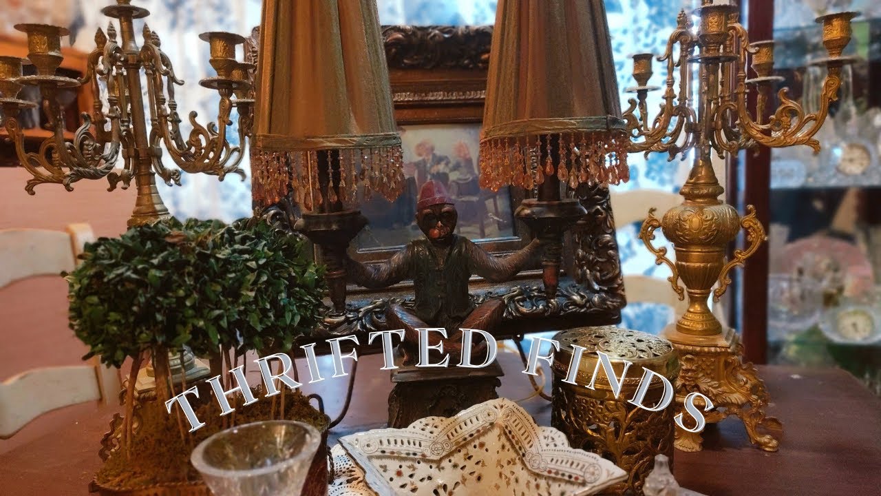 Unveiling Treasures: Waterford Crystal, 19th Century Candelabras, & More Thrifted Gems!