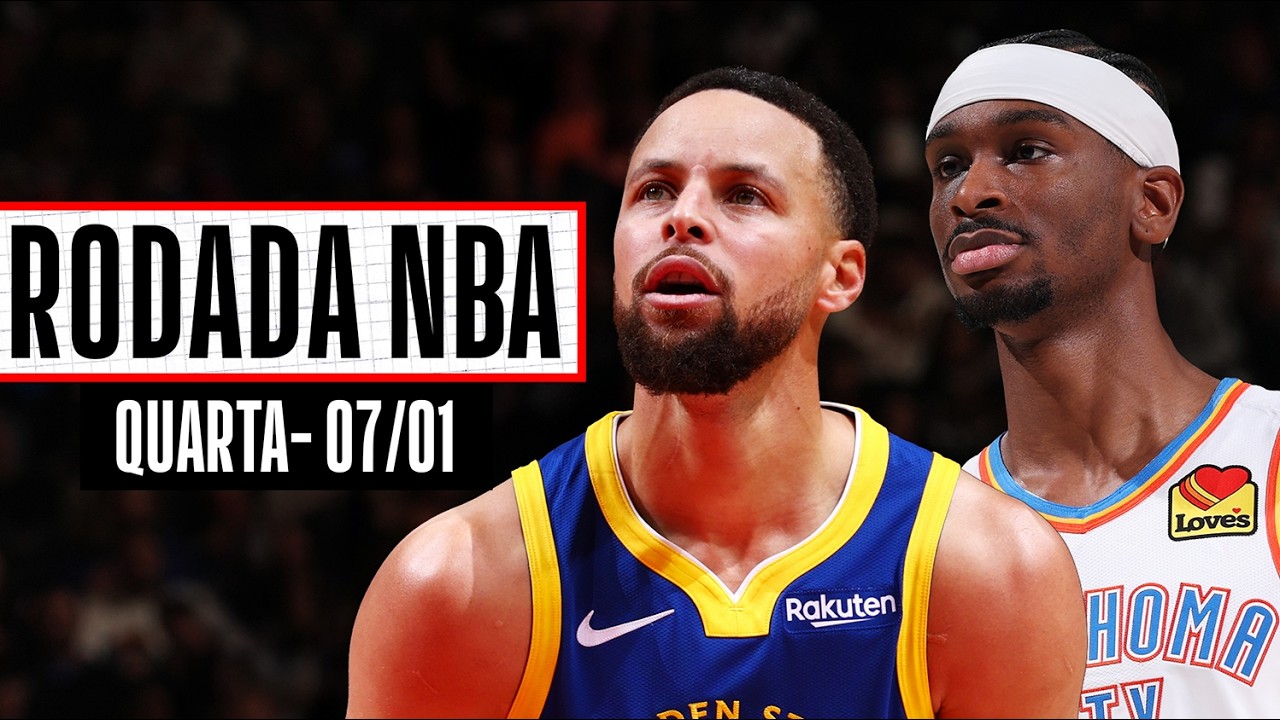 CURRY se impõe contra GIANNIS; SHAI é MONSTRUOSO e faz quase 50 PONTOS - Rodada NBA 07/01