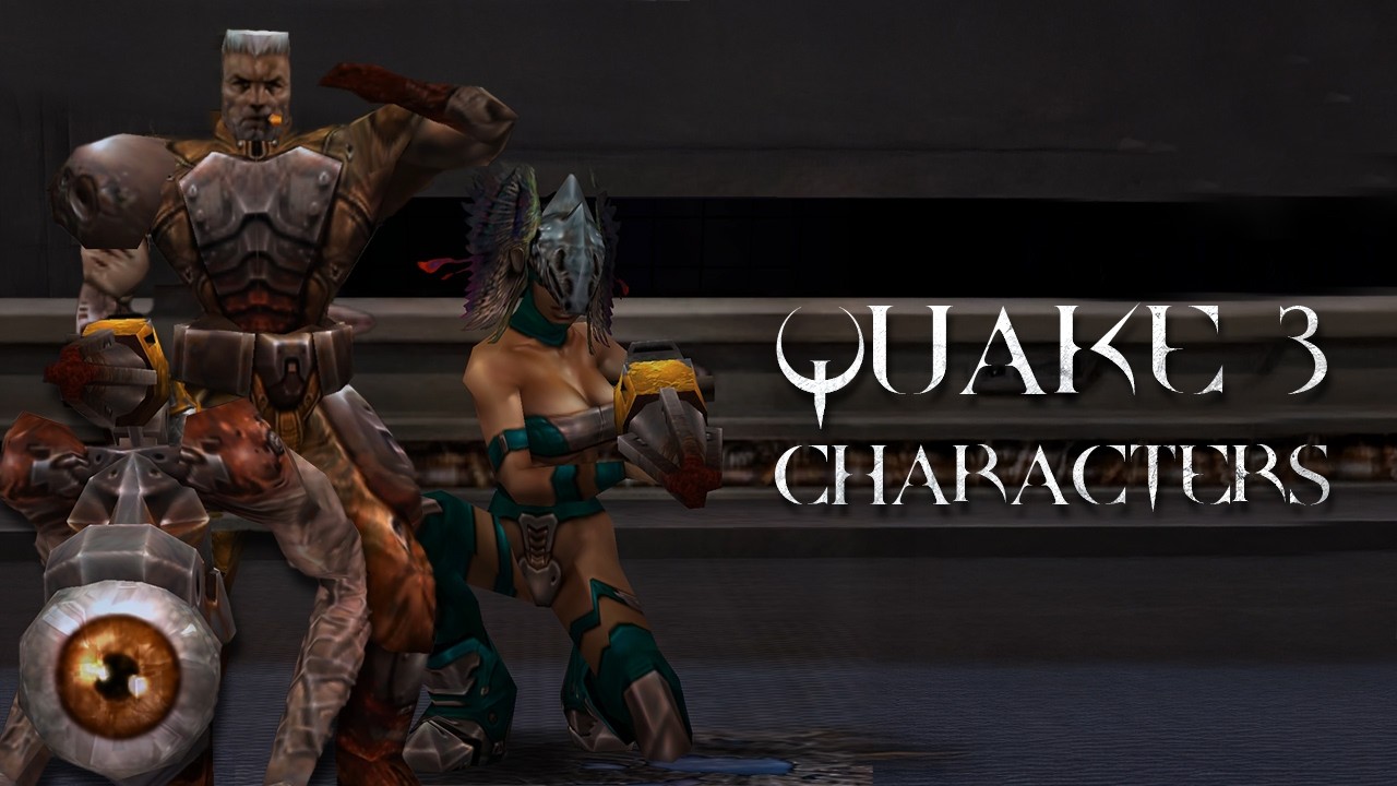 All Quake III Arena characters (Tier 0 to 3) - Lore