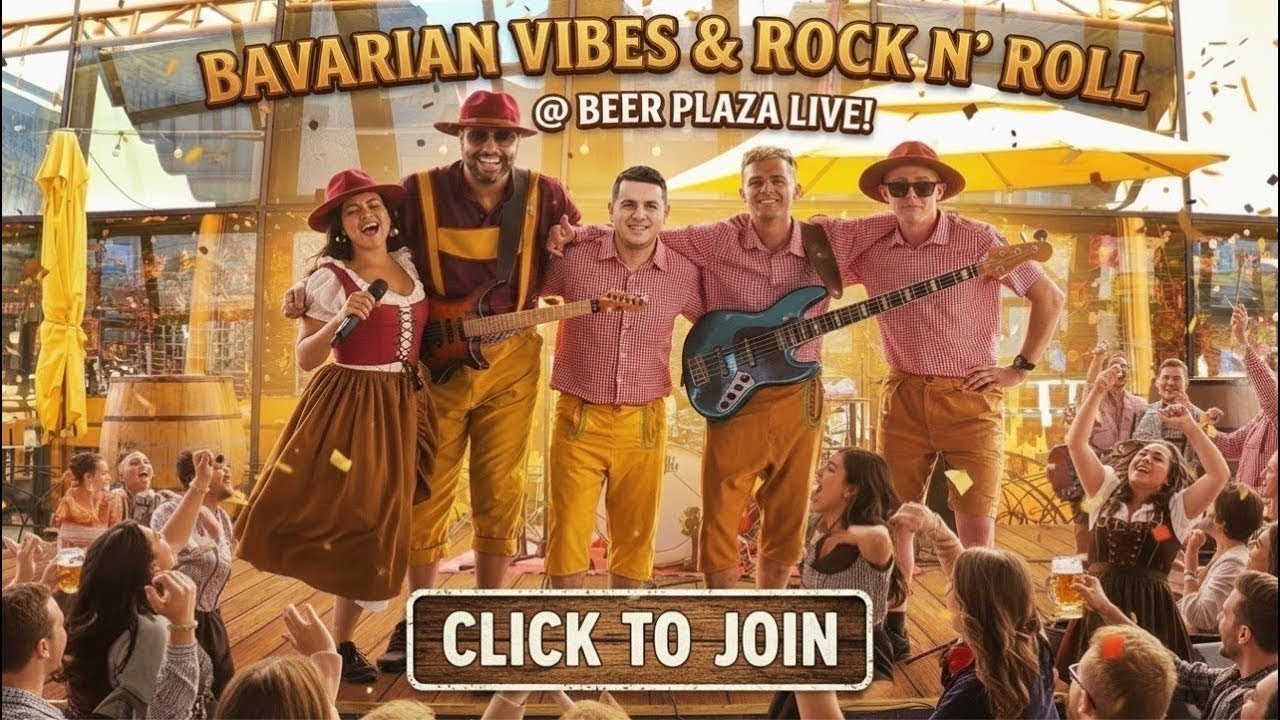 🎸 Bavarian Vibes & Rock N' Roll | LIVE @ Beer Plaza