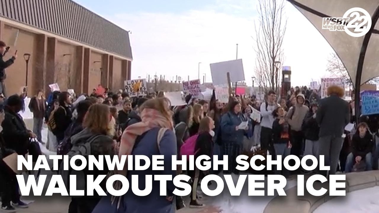 ICE walkouts continue to happen at high schools nationwide