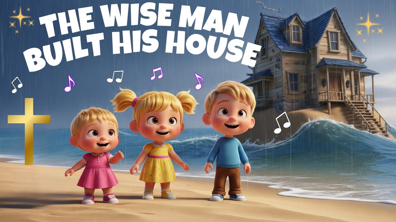 The Wise Man Built His House Upon the Rock | Christian Songs for Kids | Lila & Milo Bible Worship